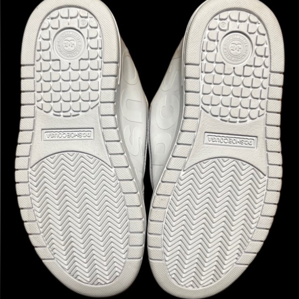DC (NWOB) Classic White Skate Shoes-neon - Picture 10 of 11